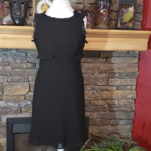 Adrianna Papell Dresses & Skirts - SALE⚡️ADRIANNA PAPELL SILK RUFFLE  SZ 10/12 READ